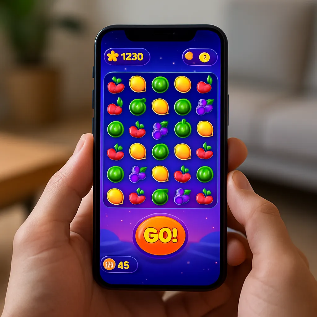 Rainbow Mania Game Interface